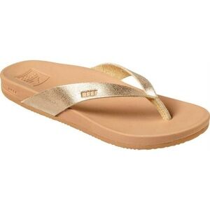Women’s Reef Cream Tan champagne vegan leather Sandals - brand new never worn